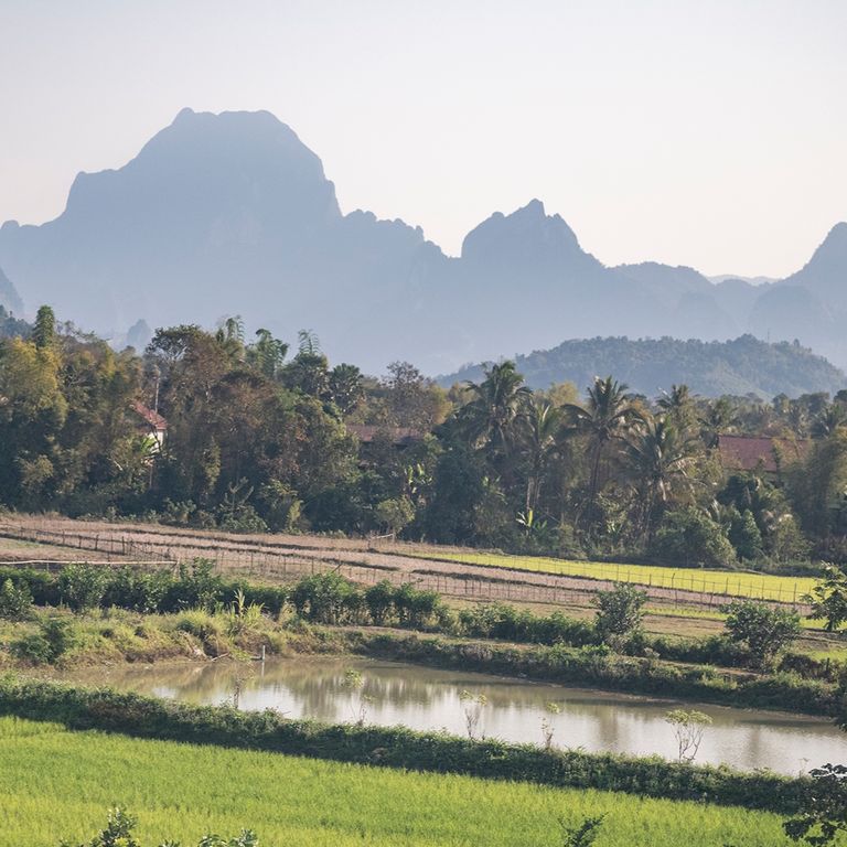 Landscape in Laos (Photo: O. Brandenberg/Swiss TPH)