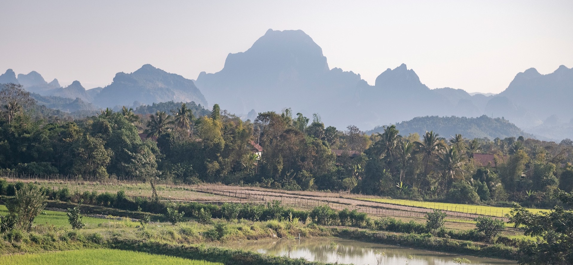 Landscape in Laos (Photo: O. Brandenberg/Swiss TPH)